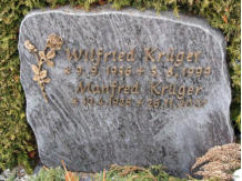 Krger, Manfred * 1928, + 2007   Krger, Wilfried * 1956, + 1999 