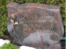Schlzel, Edith * 1934, + 2009   Schlzel, Rudolf * 1933, + 2010 