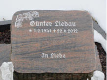 Liebau, Gnter * 1941, + 2012 
