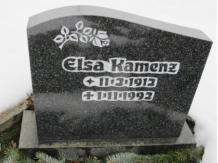 Kamenz, Elsa * 1912, + 1992 