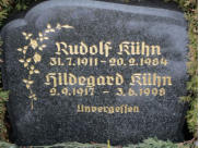 Khn, Hildegard * 1917, + 1998   Khn, Rudolf * 1911, + 1984