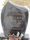 Rosner, Dorothea * 1928, + 1997