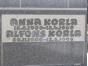 Grabinski, Michael * 1961, + 1989  Grabinski, Rainer * 1960, + 1971  Korla, Alfons * 1909, + 1996  Korla, Anna * 1909, + 1969 