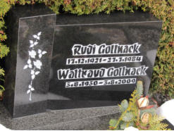 Gollnack, Rudi * 1921, + 1984  Gollnack, Waltraud * 1930, + 2009 