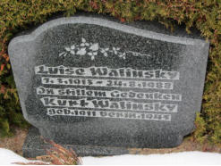 Walinsky, Kurt * 1911, + 1945   Walinsky, Luise * 1913, + 1988
