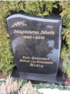 Korla, Artur * k.A., + k.A.   Korla, Elisabeth * k.A., + k.A.   Mieth, Magdalena * 1930, + 2010 