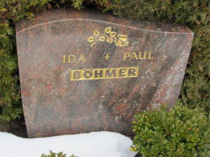 Bhmer, Ida * k.A., + k.A.   Bhmer, Paul * k.A., + k.A. 