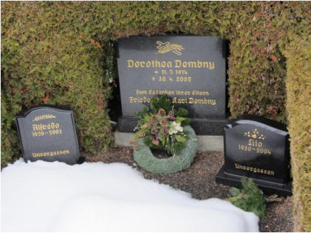 Dembny, Alfredo * 1926, + 2003   Dembny, Dorothea * 1914, + 2002   Dembny, Friederike * k.A., + k.A.   Dembny, Karl * k.A., + k.A.   Dembny, Lilo * 1920, + 2004 