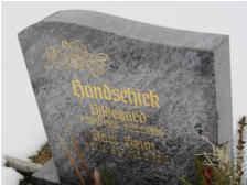 Handschick, Hildegard * 1926, + 1996   Handschick, Karl Heinz * 1927, + 2010 