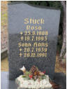 Stuck, Hans * 1939, + 1991   Stuck, Rosa * 1908, + 1993 
