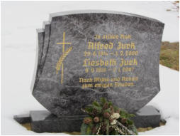 Jurk, Alfred * 1914, + 2000   Jurk, Liesbeth * 1918, + 2007 