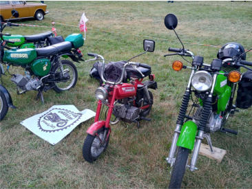 Ein Original Moped aus Polen bei dem 12. Ostblockteffen in Wolfshain