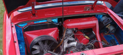 Motorraum vom Skoda Sport