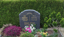 Krber Elli* 22.10.1919 + 2.05.2012 ; Max Krber* 18.10.1905 + 16.11.1971 ; Robert Krber* 18.11.1958 + ? 2004