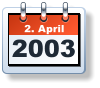 2. April 2003