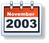 November 2003