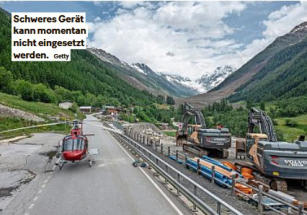 Schweres Gert kann momentan nicht eingesetzt werden.